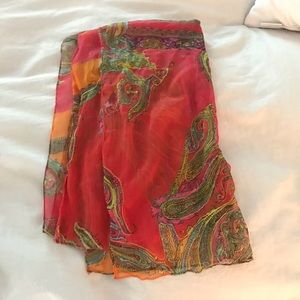 Paisley Rainbow Scarf